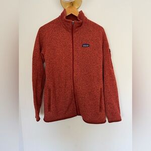 Patagonia - Red Better Sweater Fleece Jacket Women’s - Size Large